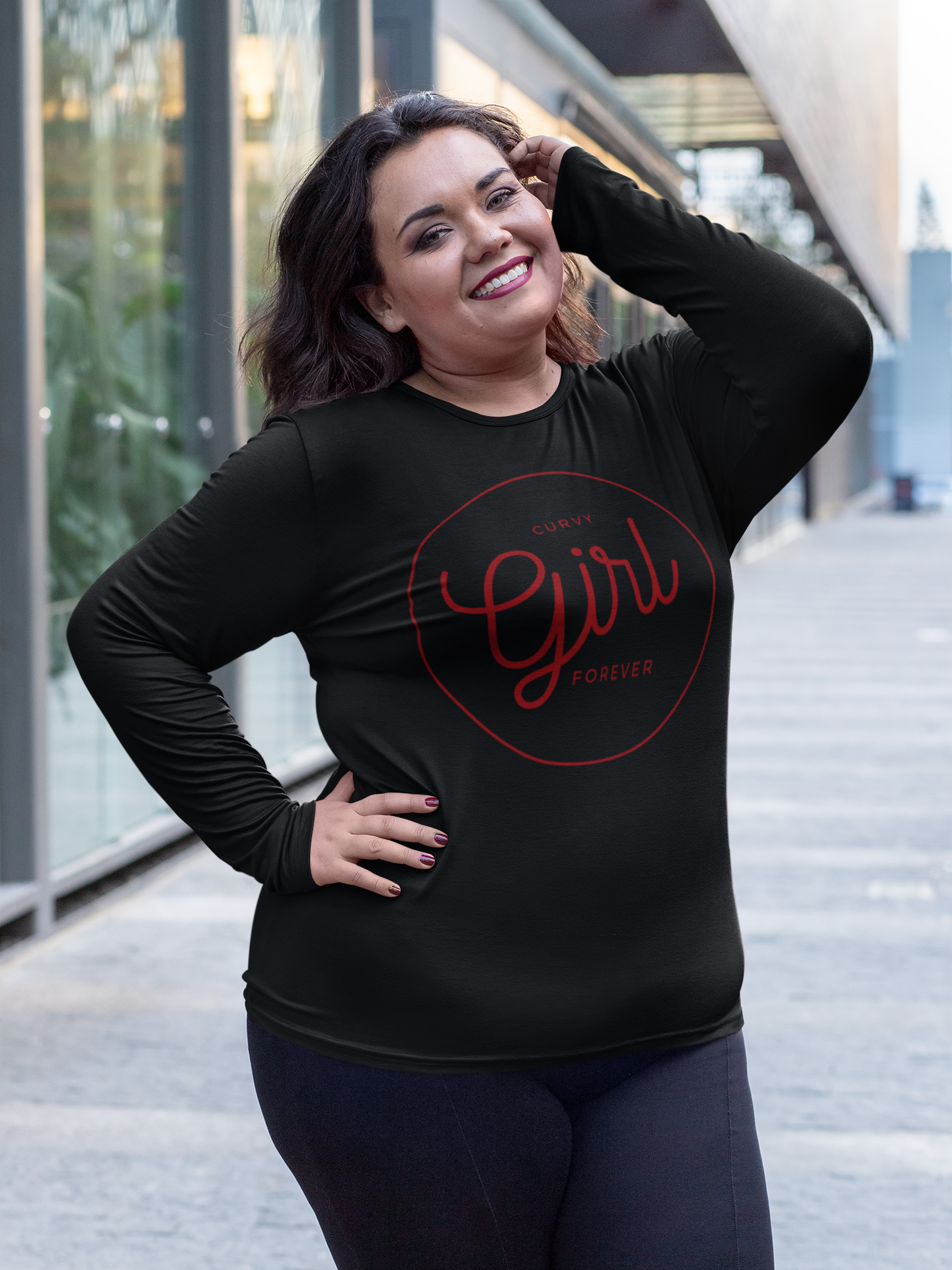 新品未開封 FACT GIRL LongsleeveTee XL plus-size-mockup-featuring-a-
